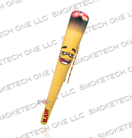 RAW 6FT Inflatable Doobie Cone (Giant Novelty Pre-Roll Inflatable with Lanyard)