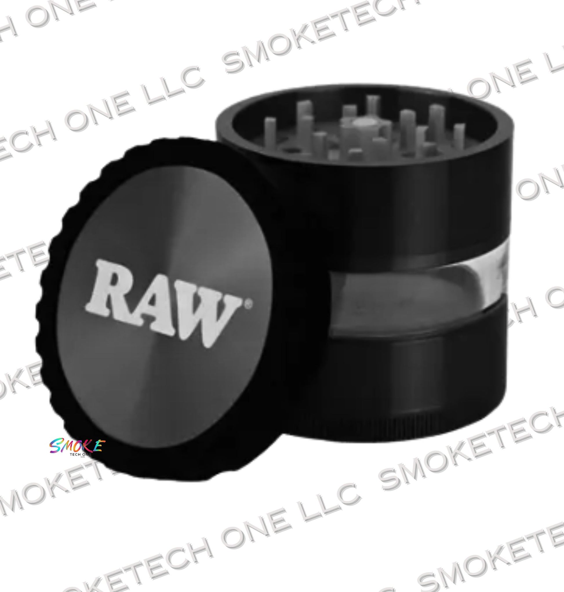 RAW Life Clear View Grinder - Modular Rebuild Aluminium Grinder - Smoke Tech One LLC