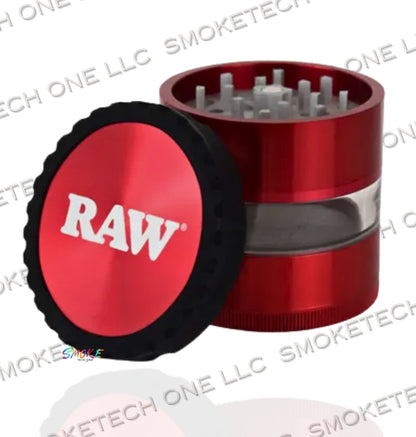RAW Life Clear View Grinder - Modular Rebuild Aluminium Grinder - Smoke Tech One LLC