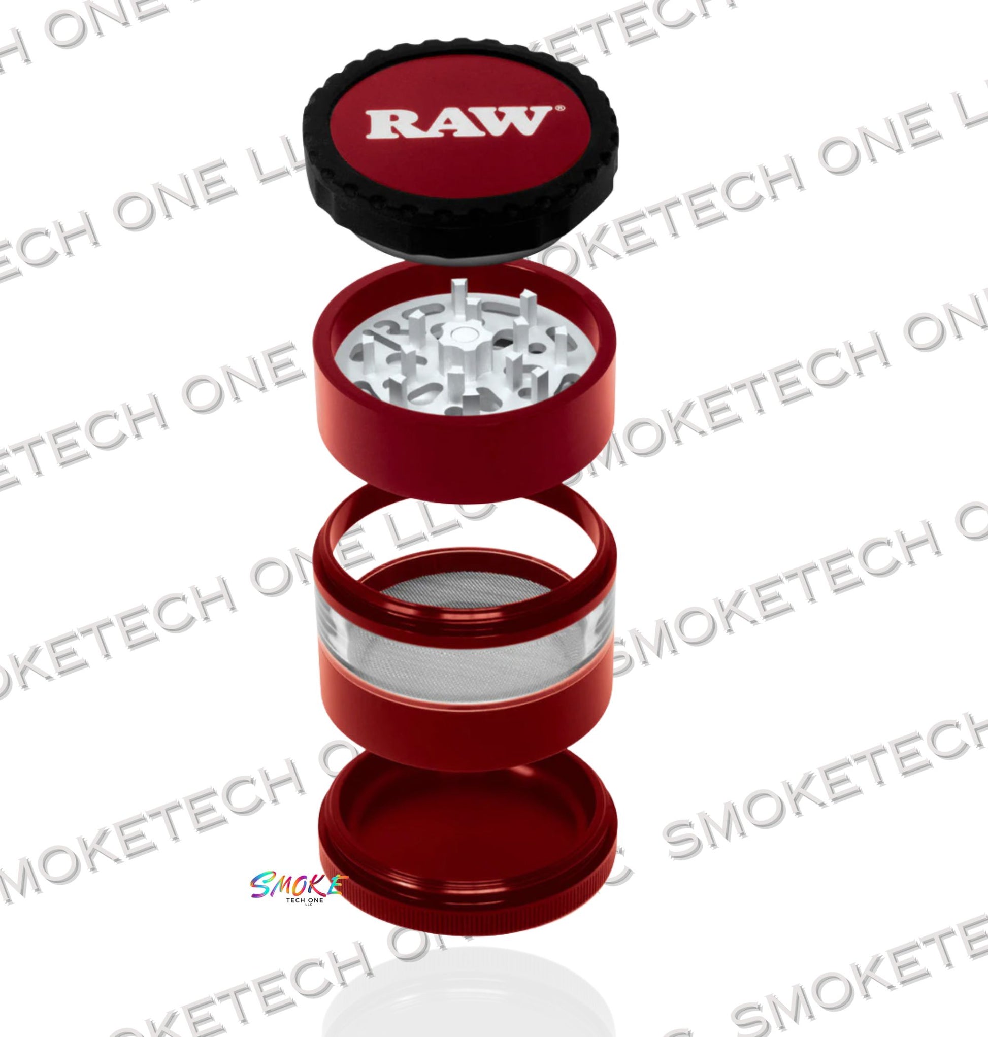 RAW Life Clear View Grinder - Modular Rebuild Aluminium Grinder - Smoke Tech One LLC