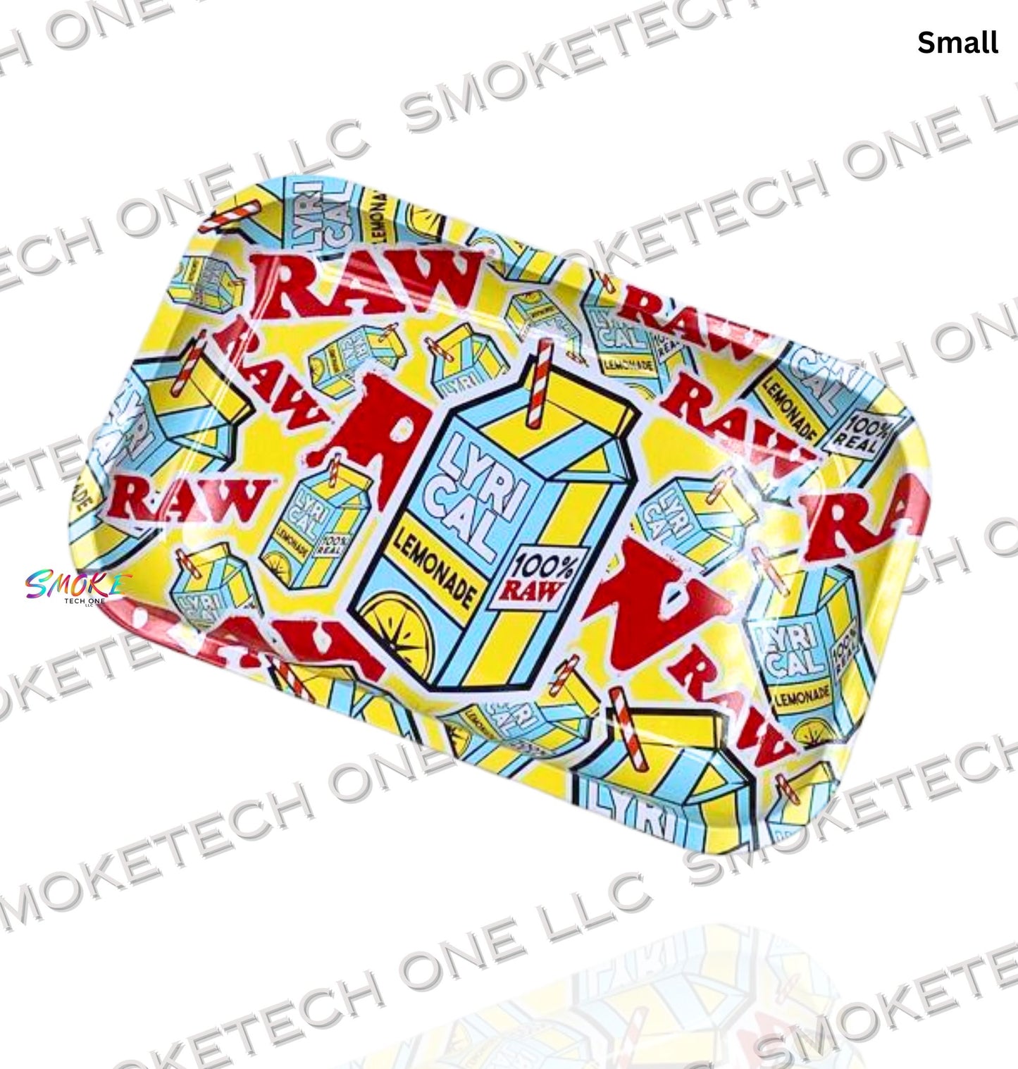 RAW Lyrical Lemonade "Logo Collage" Rolling Tray - Multiple Size