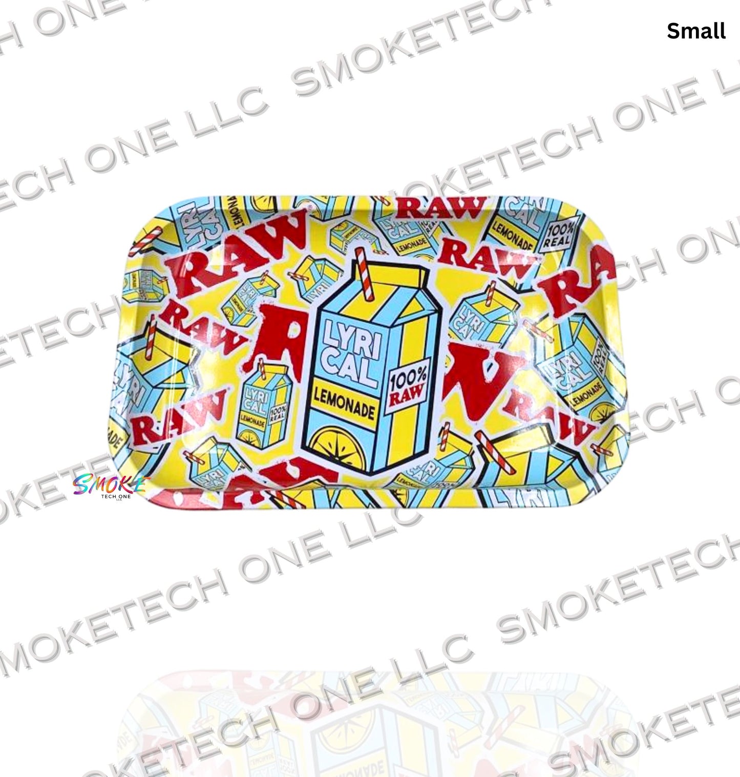 RAW Lyrical Lemonade "Logo Collage" Rolling Tray - Multiple Size