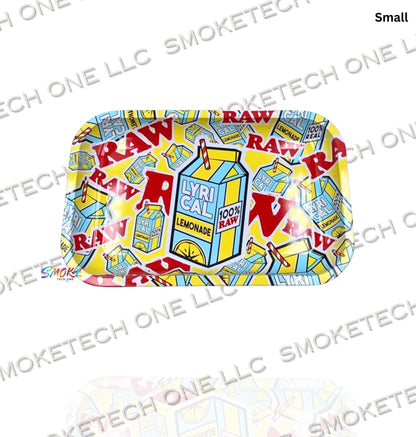 RAW Lyrical Lemonade "Logo Collage" Rolling Tray - Multiple Size
