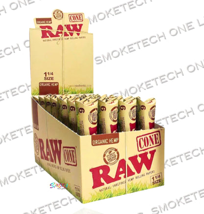 RAW Organic Cones Pre Rolled | 32 Packs