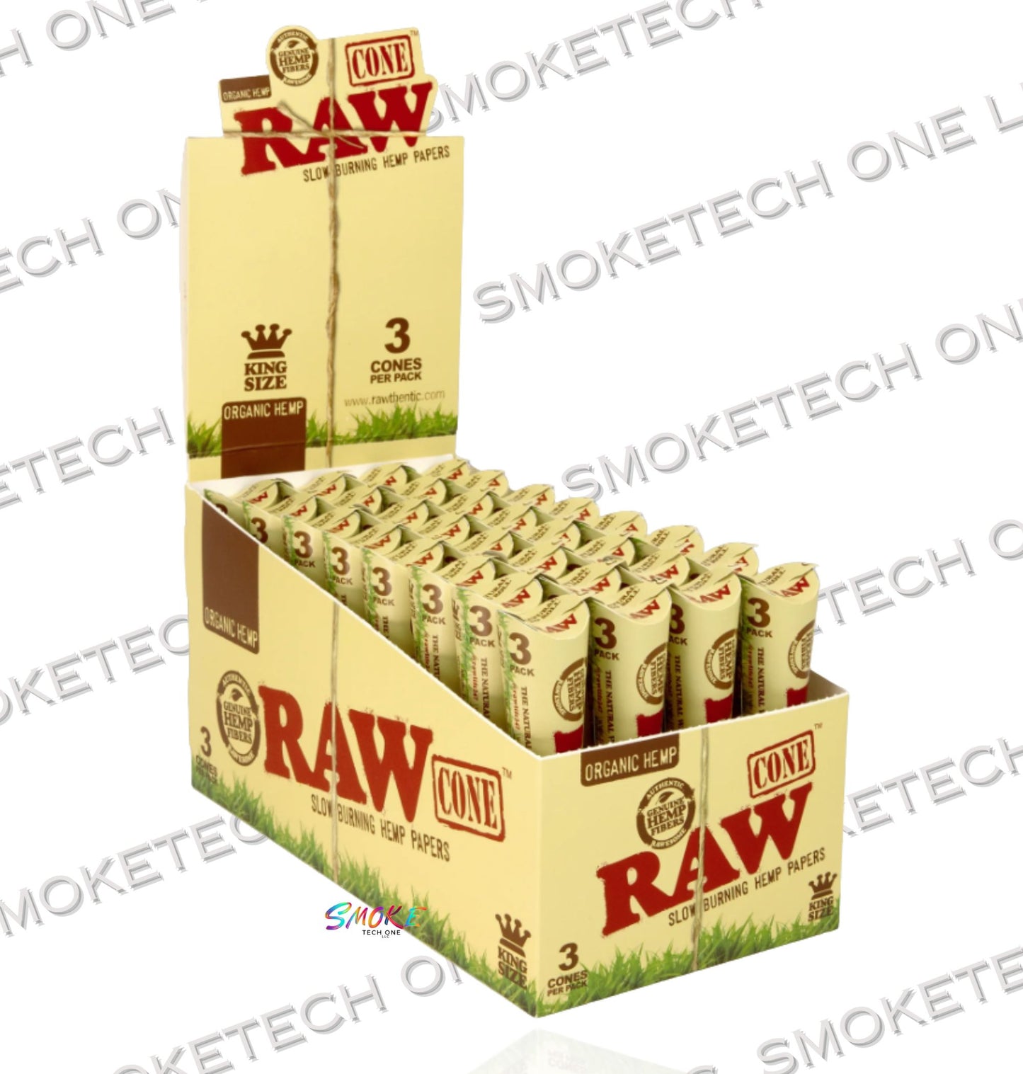 RAW Organic Cones Pre Rolled | 32 Packs