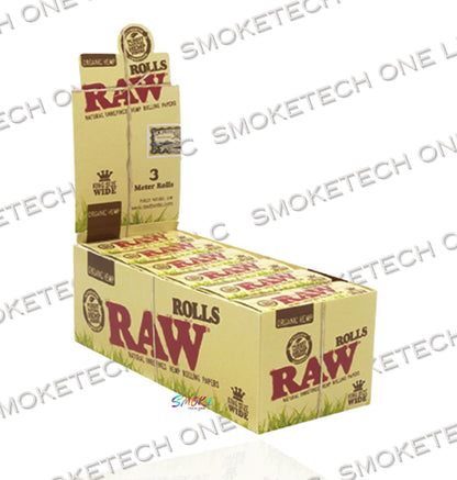 RAW Organic Hemp KS Wide Rolls 3 Meters