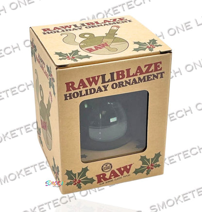 RAWlidays Holiday Glass Ornament (Green Christmas Ornament)