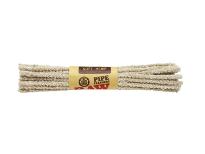 Raw hemp pipe cleaners soft