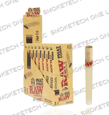 RAW Classic Phat Stogee Pre-Rolled Cones - 3 Pack