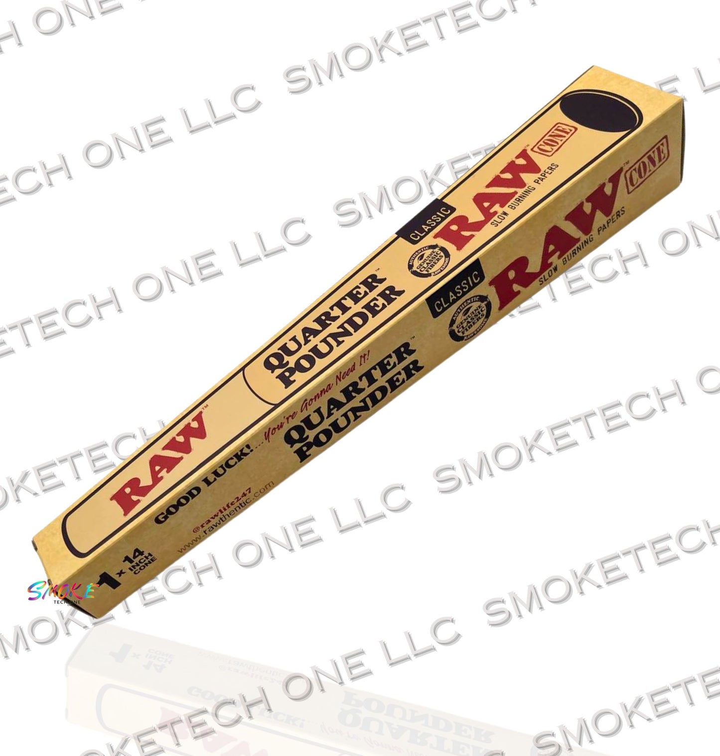 RAW Quarter Pounder Classic Cone – 14 Inch Giant Pre-Rolled Cone