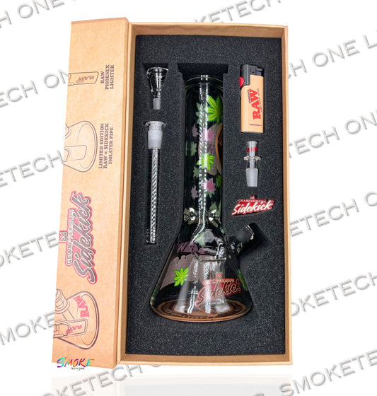 RAW x Sidekick 20th Anniversary Borosilicate Holster Pipe Set - Smoke Tech One LLC