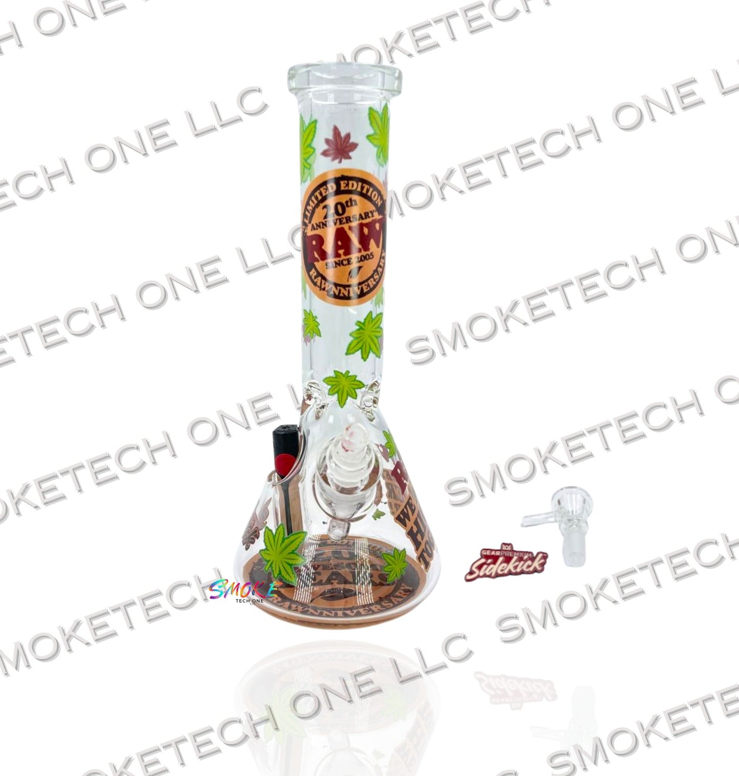 RAW x Sidekick 20th Anniversary Borosilicate Holster Pipe Set - Smoke Tech One LLC