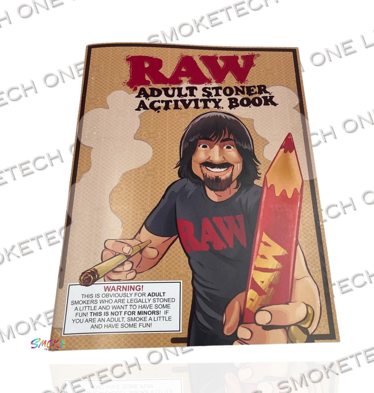 RAW Adult Stoner Activity Book - Smoke Tech One LLC