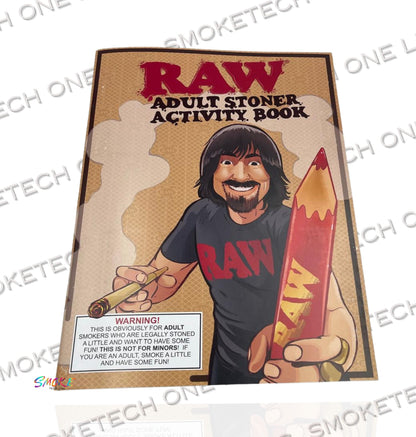 RAW Adult Stoner Activity Book - Smoke Tech One LLC