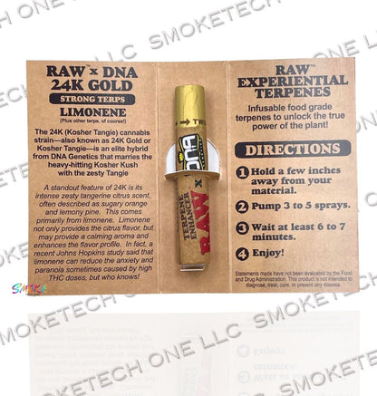 RAW X DNA 24K Gold (Kosher Tangie) Terpene Enhancer Spray