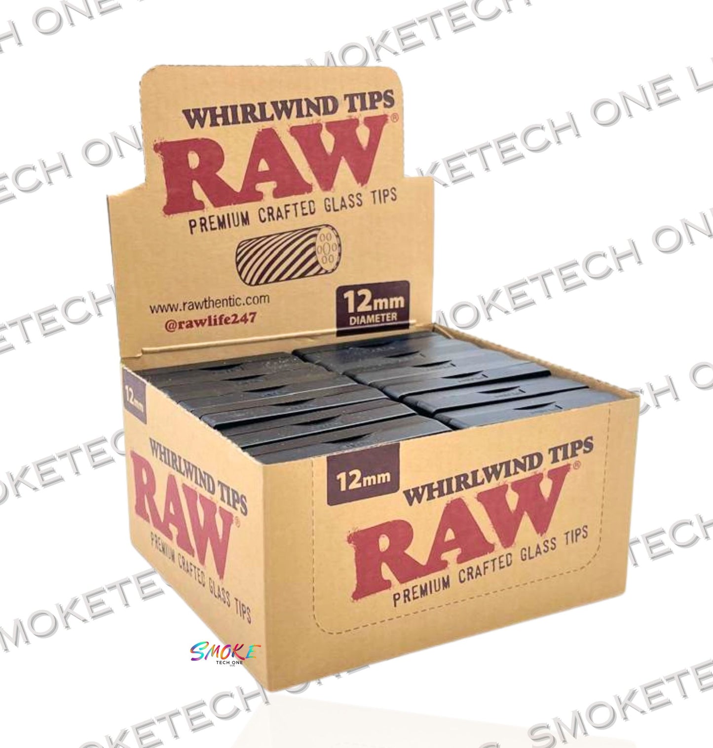 RAW Whirlwind Glass Tips – Premium Reusable Filter Tips - Smoke Tech One LLC