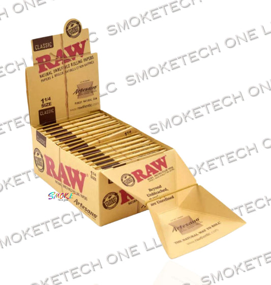 RAW Organic Hemp Artesano 1 1/4 Rolling Papers