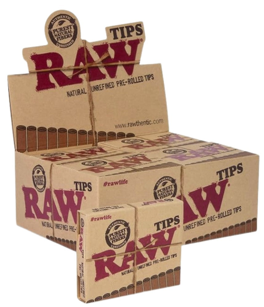RAW Pre-Rolled Tips - Smoke Tech One LLC