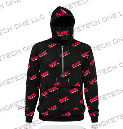RAW Rawlers Hoodie (Red Logo) - Smoke Tech One LLC