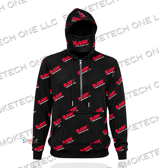 RAW Rawlers Hoodie (Red Logo) - Smoke Tech One LLC