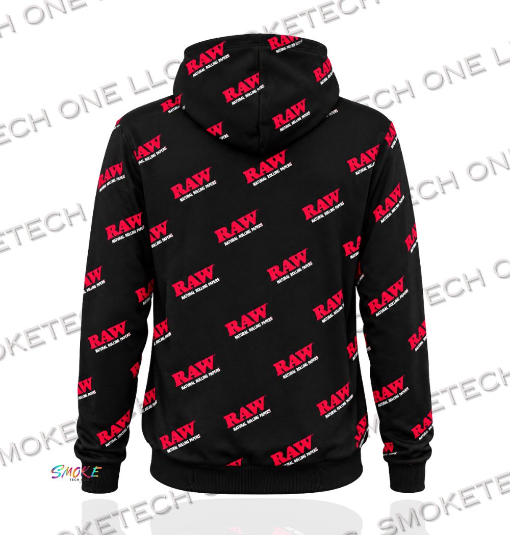 RAW Rawlers Hoodie (Red Logo) - Smoke Tech One LLC