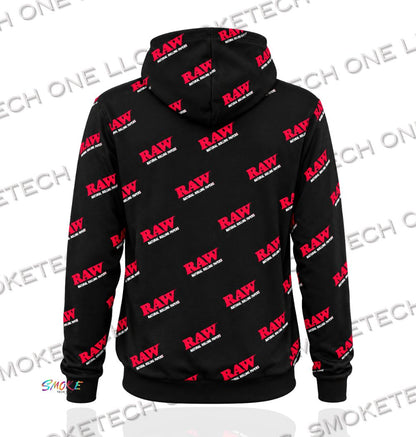 RAW Rawlers Hoodie (Red Logo) - Smoke Tech One LLC