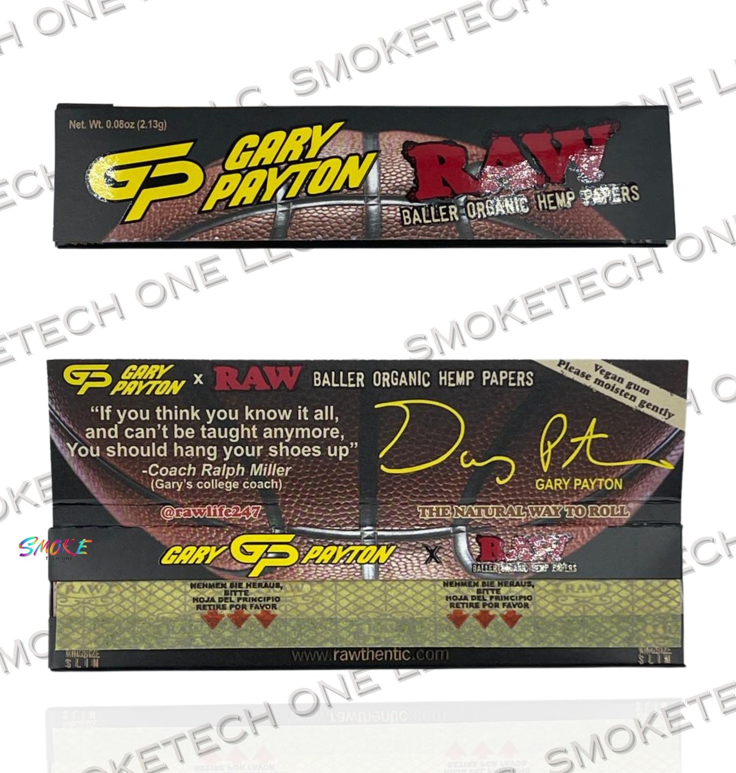RAW x Gary Payton Baller Organic Hemp Papers - King Size Slim