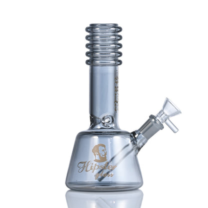 Hipster 7" beaker-style glass water pipe SF021-G