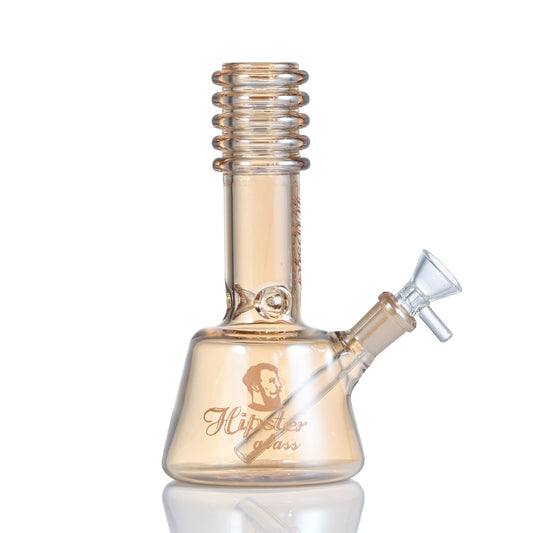 Hipster 7" beaker-style glass water pipe SF021-Y