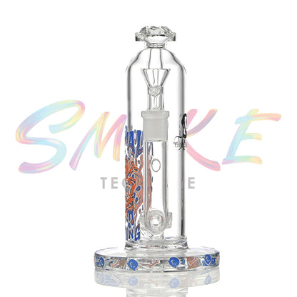 Graffiti Skull Typography Beaker Glass Water Pipe SF037