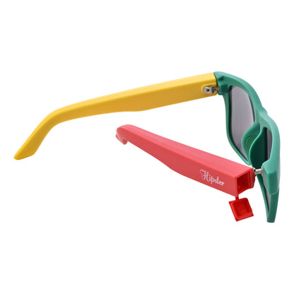 Rasta-Themed Sunglasses with Case & Cloth SGLS001