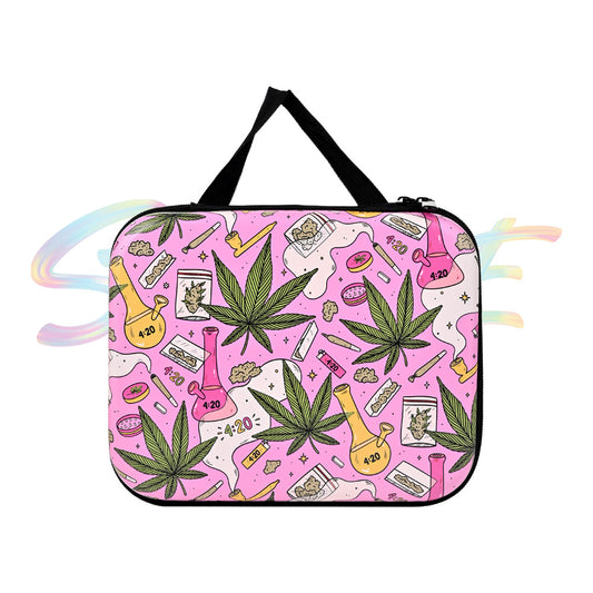 Pink Leaf Graffiti Smoking Set SP027-04