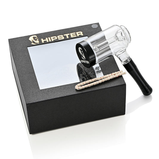 6-inch aluminum and glass bubbler PP006