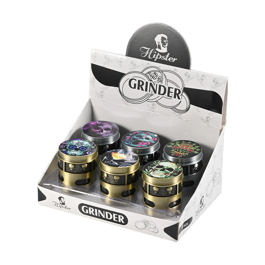 Skull Art Herb Grinder SW2158-4 - Smoke Tech One LLC