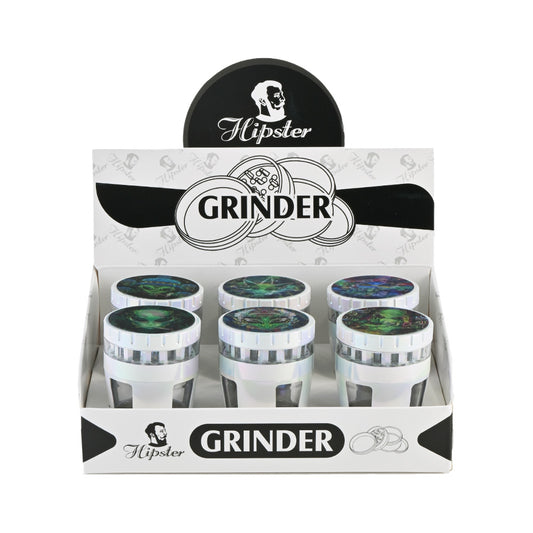 Silver Zinc Herb Grinder SW2218-4