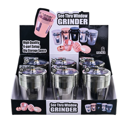 Aluminium Grinder 63mm 4pc - SW2245-4