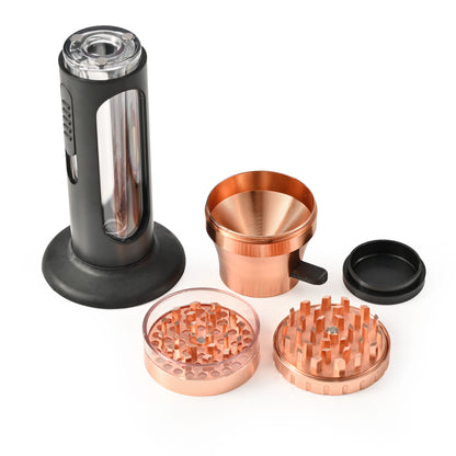 Herb Grinder 4-Parts with Cone Filler – 50 x 90 mm (SW2256E-4)