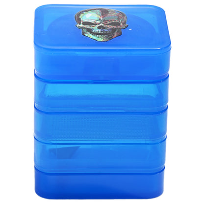 Square Plastic Herb Grinder SW2270-4 - Smoke Tech One LLC
