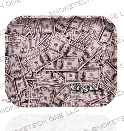 RAW x Skunk Cash Rolling Tray l Large - Smoke Tech One LLC