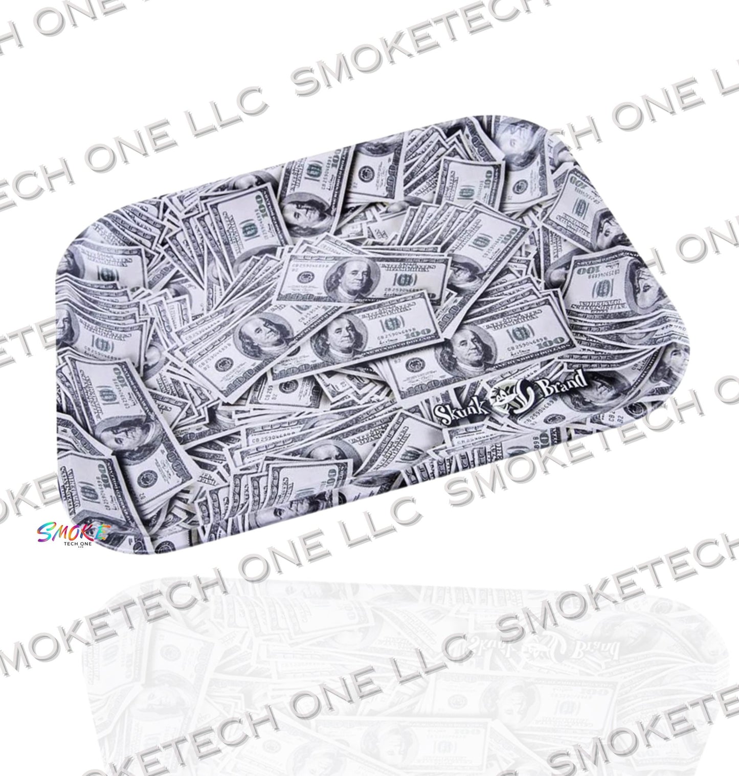 RAW x Skunk Cash Rolling Tray l Large - Smoke Tech One LLC