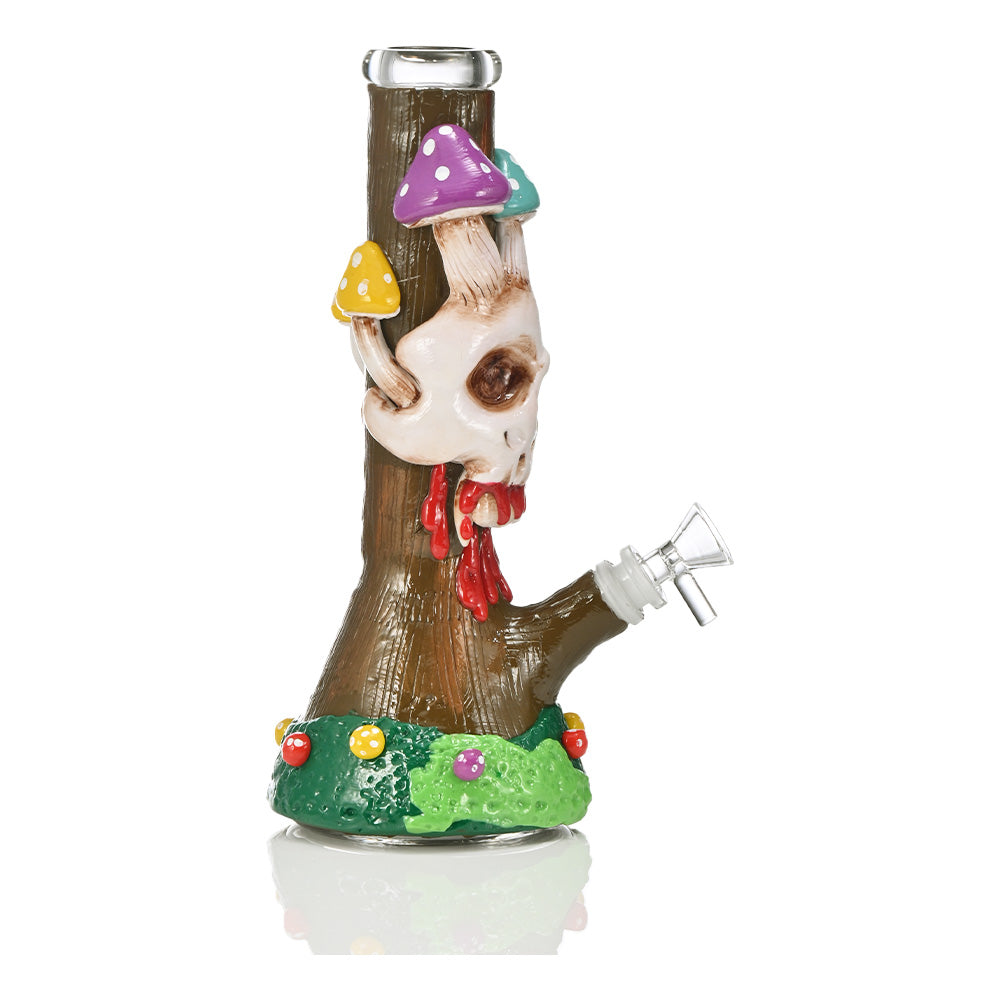Hipster Skull & Mushroom Bong TZ201R
