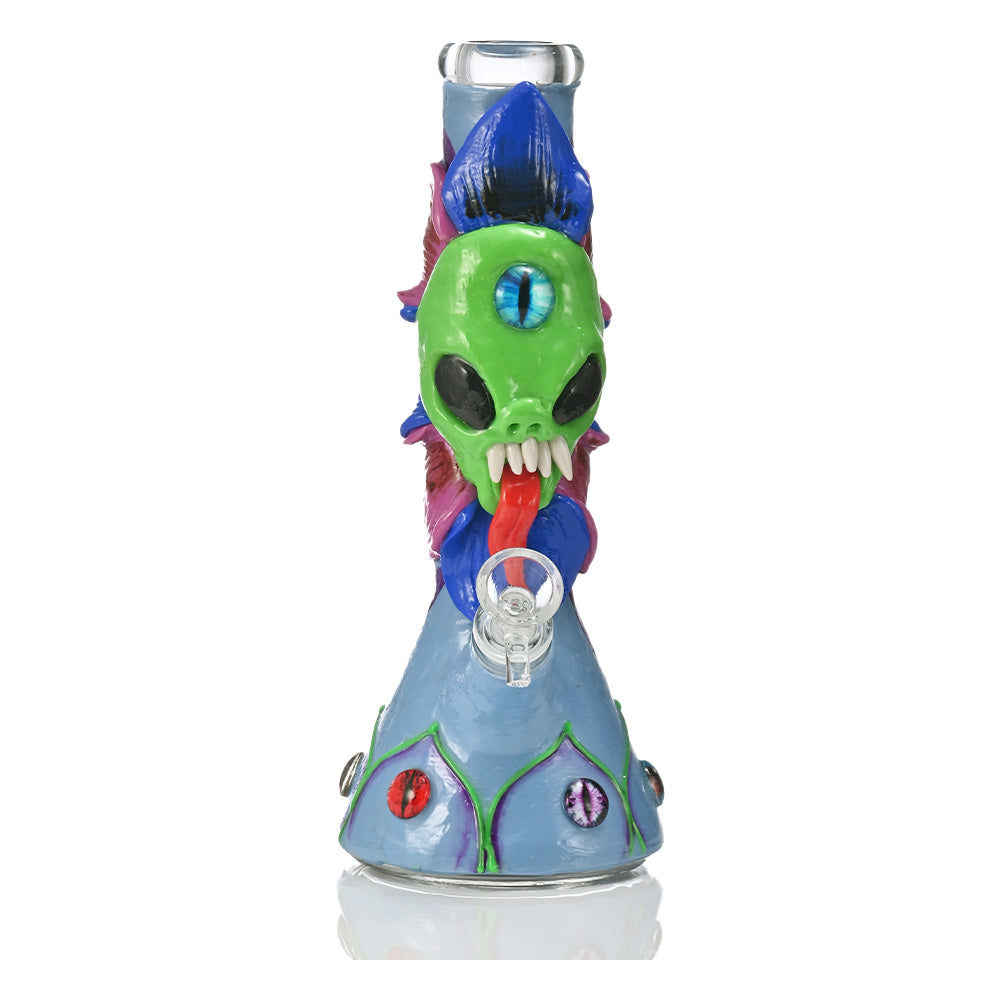 Hipster Alien Bloom Glass Bong TZ209