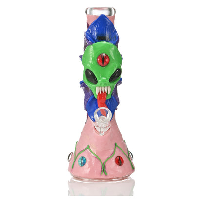 Hipster Alien Bloom Glass Bong TZ209