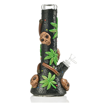Hipster Forest Skull Bliss Bong TZ219BLK