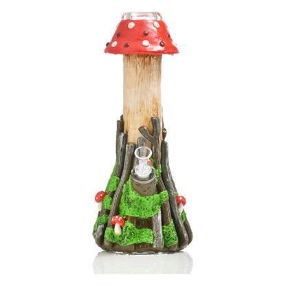 Mystical Mushroom Haven glass water pipe TZ221R