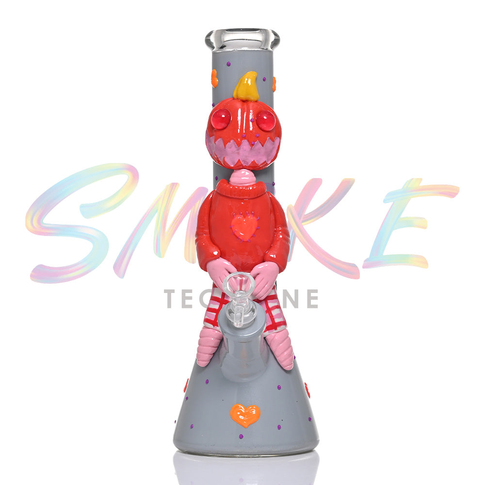Hispter Valentine Themed 14 Inch Beaker Bong TZ243 - Smoke Tech One LLC