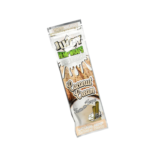 Juicy Hemp Coconut Cream  - Terpene Enhanced Wraps