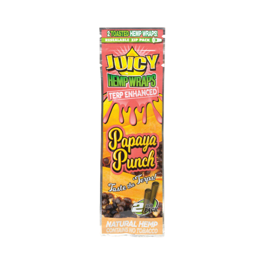Juicy Hemp Papaya Punch  - Terpene Enhanced Wraps