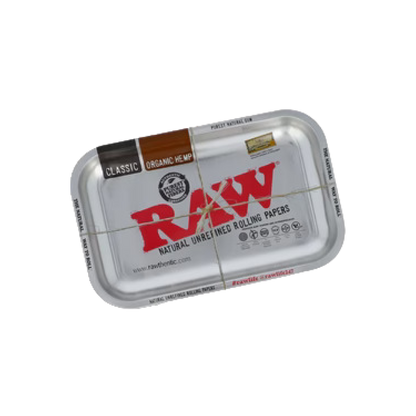 RAW Metallic Rolling Tray (Large) Size 14'' x 11'' x 1''
