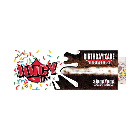 Juicy Jay’s Rolling Papers – Birthday Cake– King Size Supreme Stack Pack
